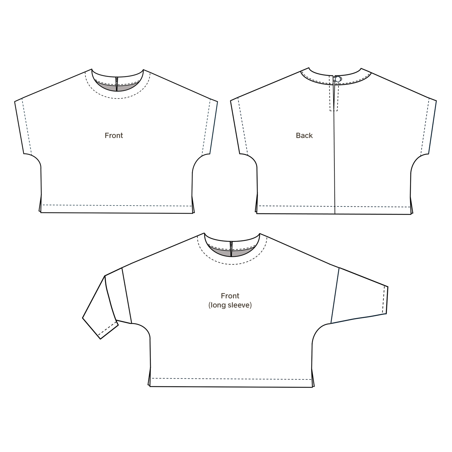 PETULA TOP PDF DOWNLOAD sewing pattern