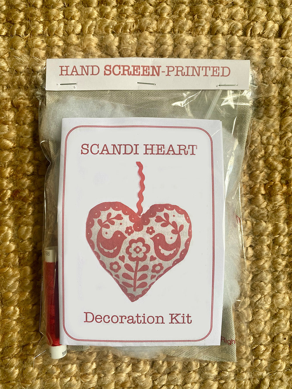 HAND SCREEN PRINTED LAVENDER BAG KIT