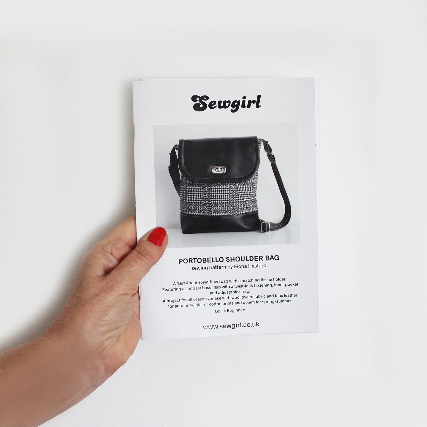 PORTOBELLO BAG sewing pattern & KIT