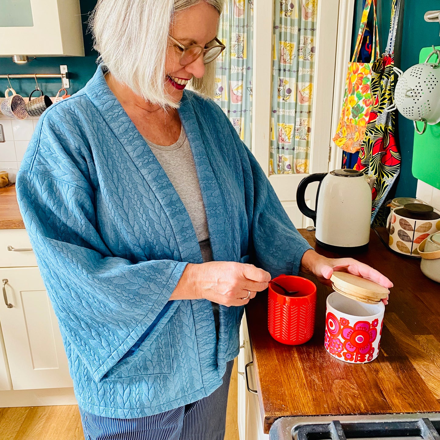 SUKI KIMONO sewing pattern (+cable knit kit)