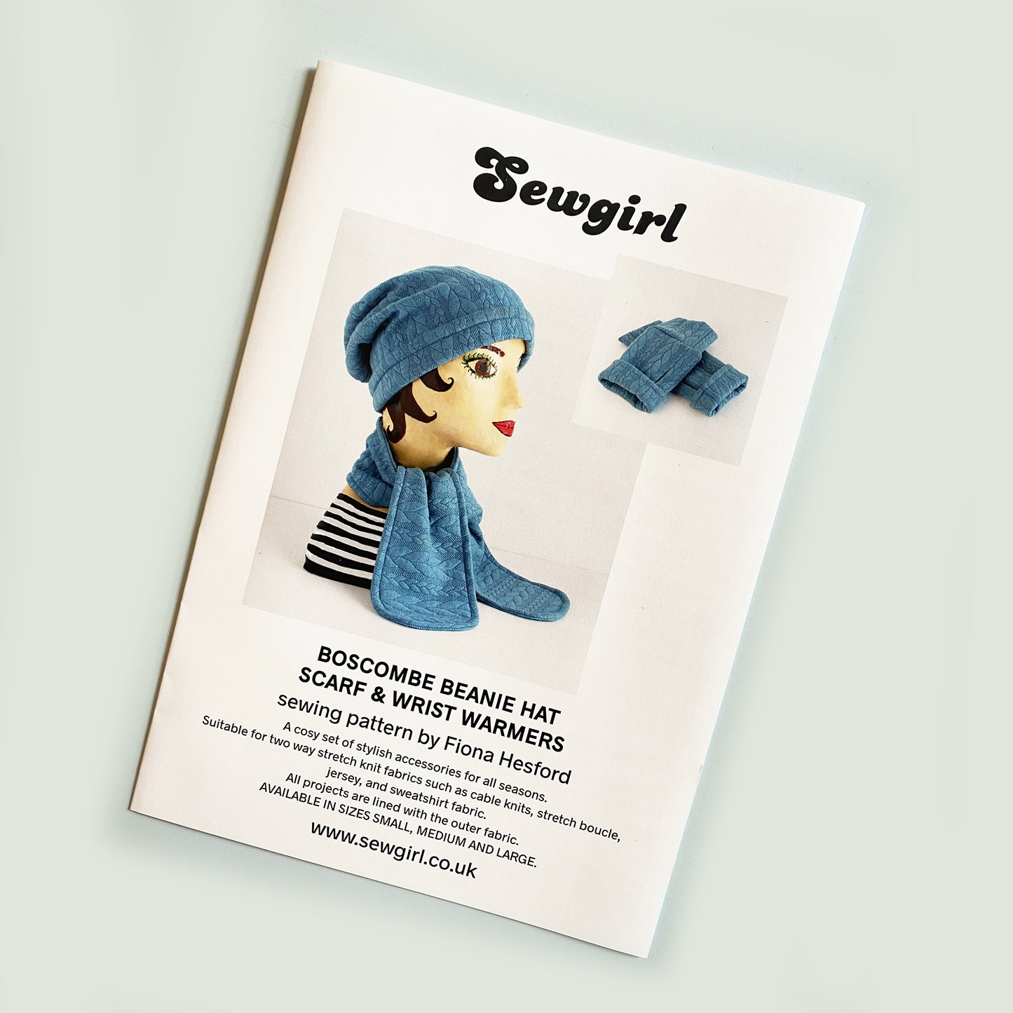 BOSCOMBE BEANIE SET PDF digital download sewing pattern