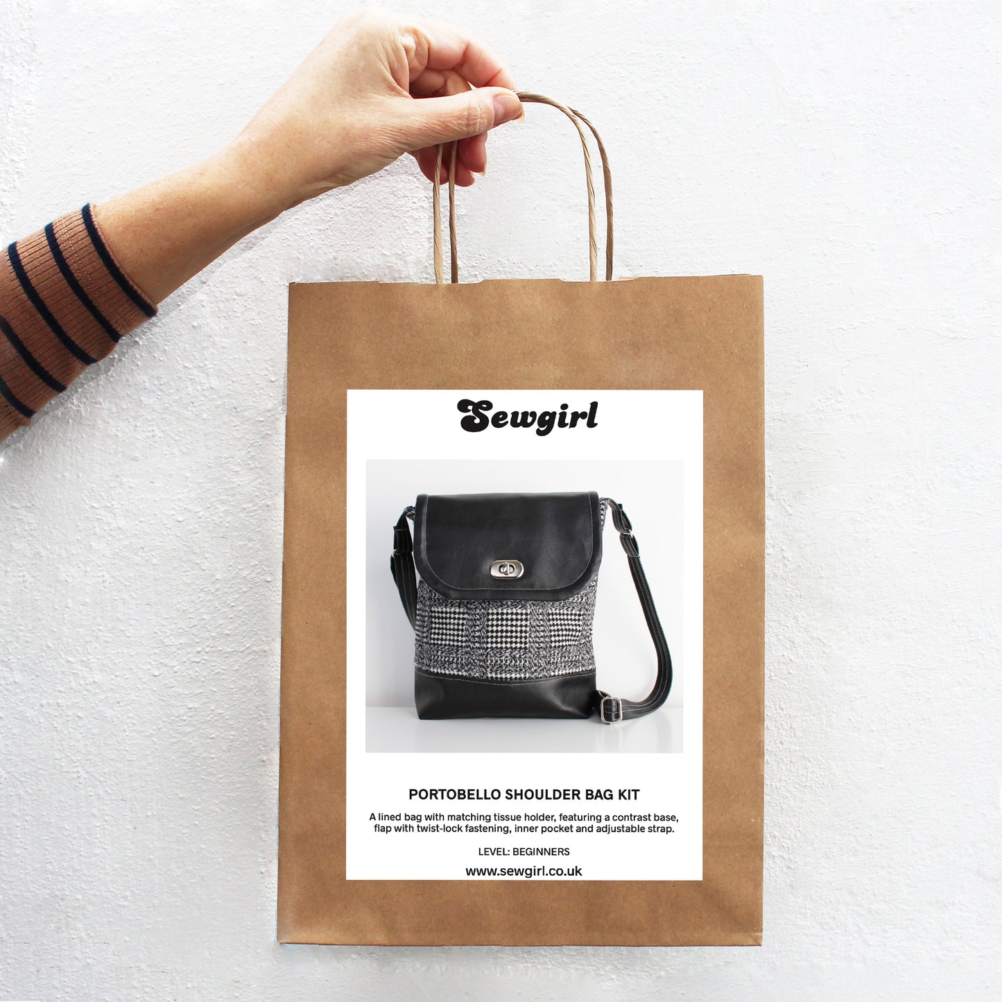 PORTOBELLO BAG sewing pattern & KIT