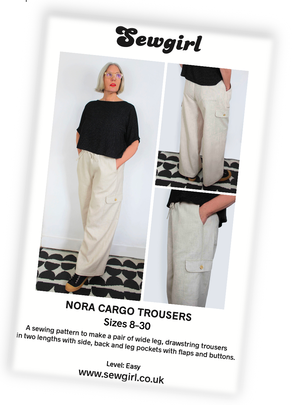NORA CARGO TROUSERS sewing pattern