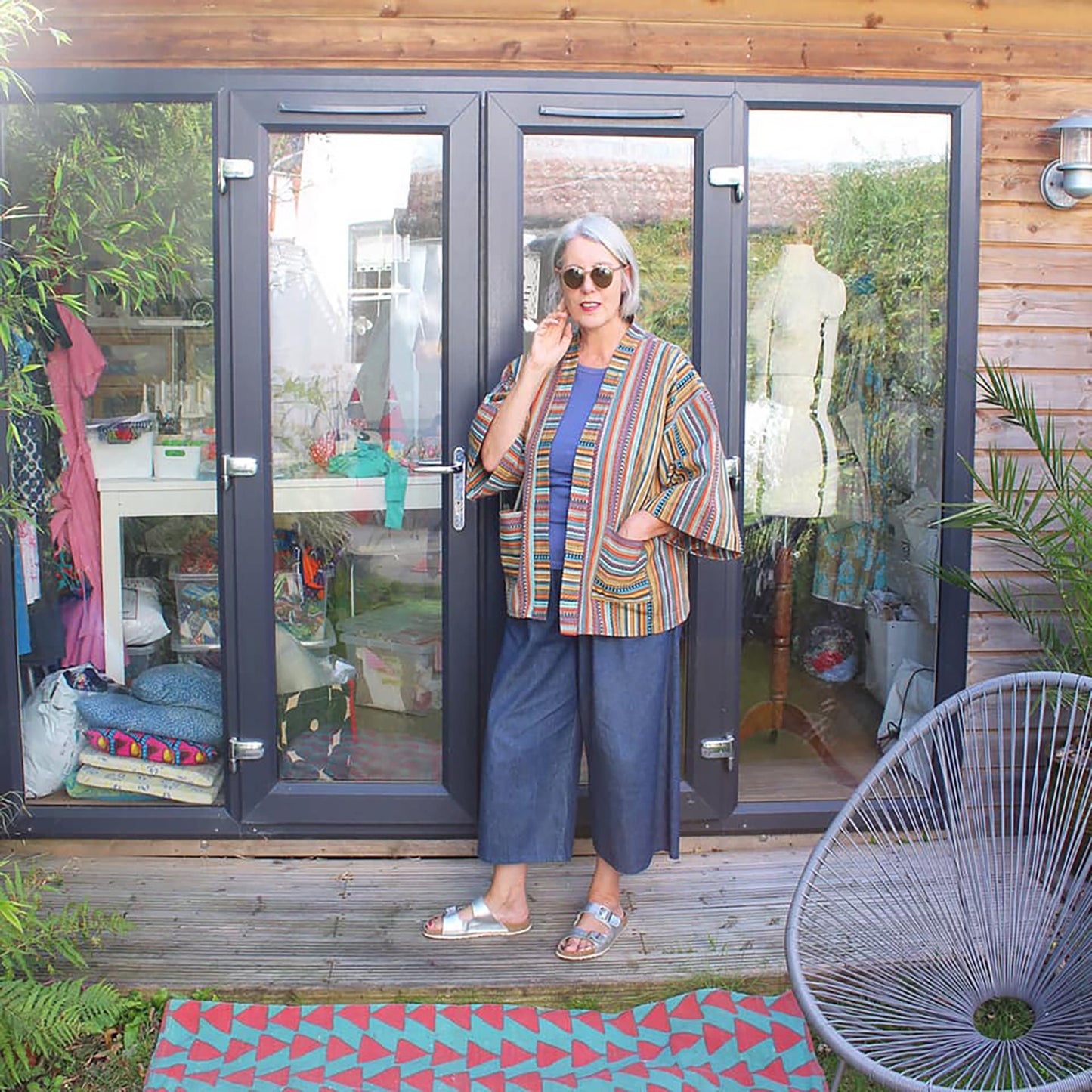 SUKI KIMONO sewing pattern (+cable knit kit)