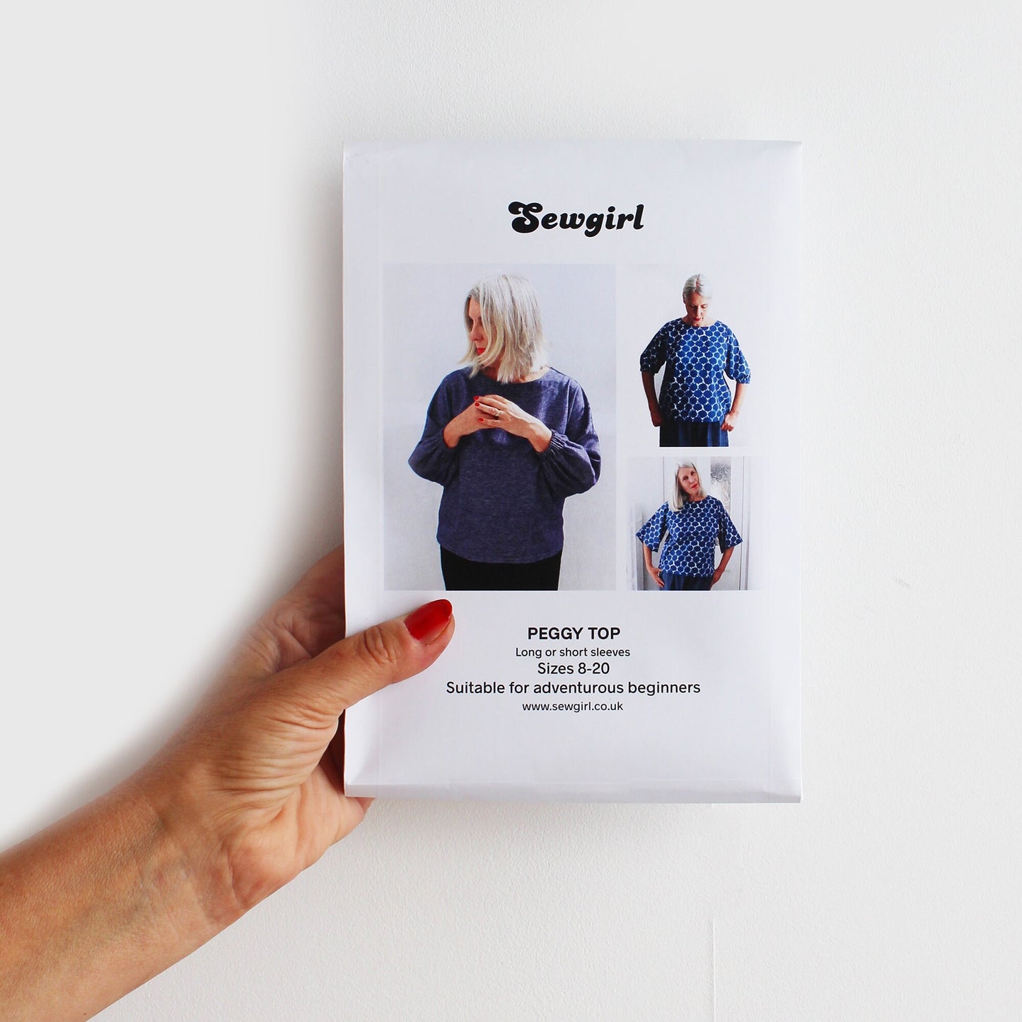 PEGGY TOP sewing pattern and KIT