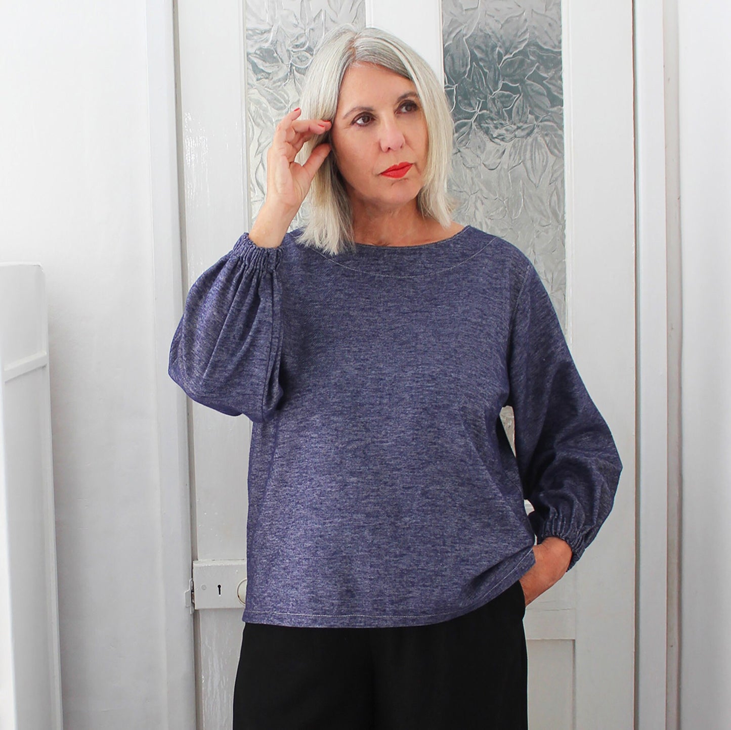 PEGGY TOP sewing pattern and KIT