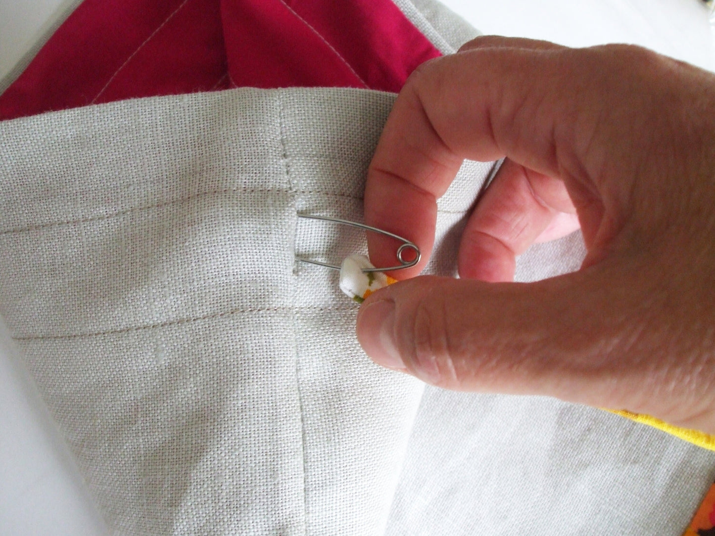 DRAWSTRING APPLIQUE BAG sewing pattern