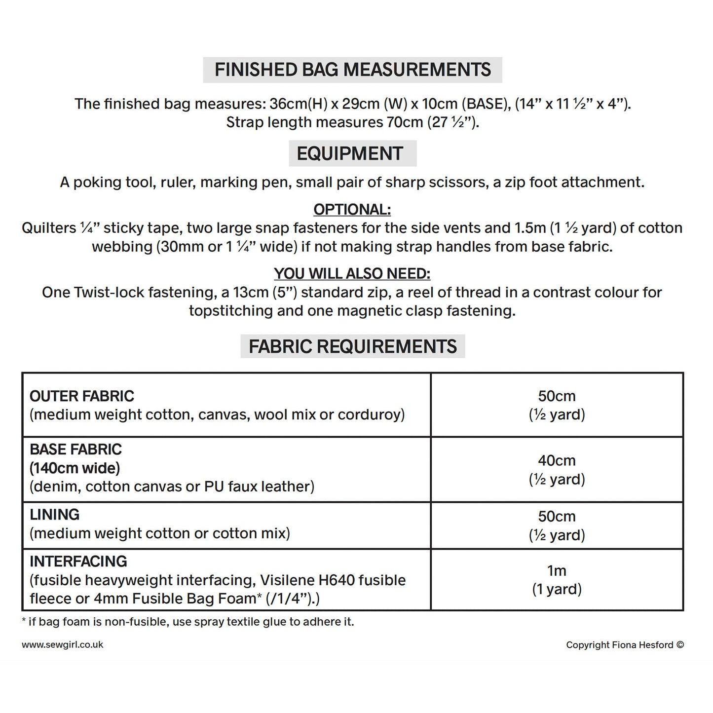 HOXTON TOTE PDF digital download sewing pattern