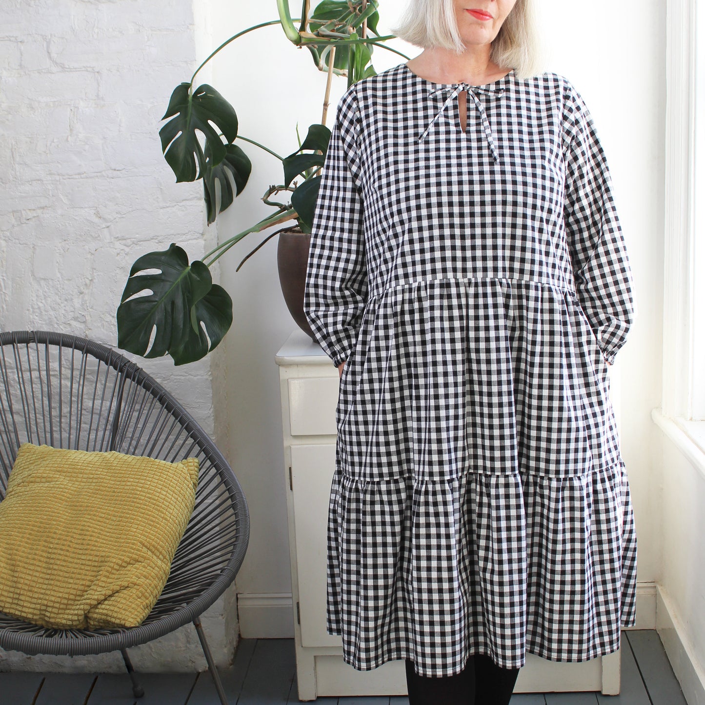 GINGHAM FABRIC-100% Cotton yarn-dyed