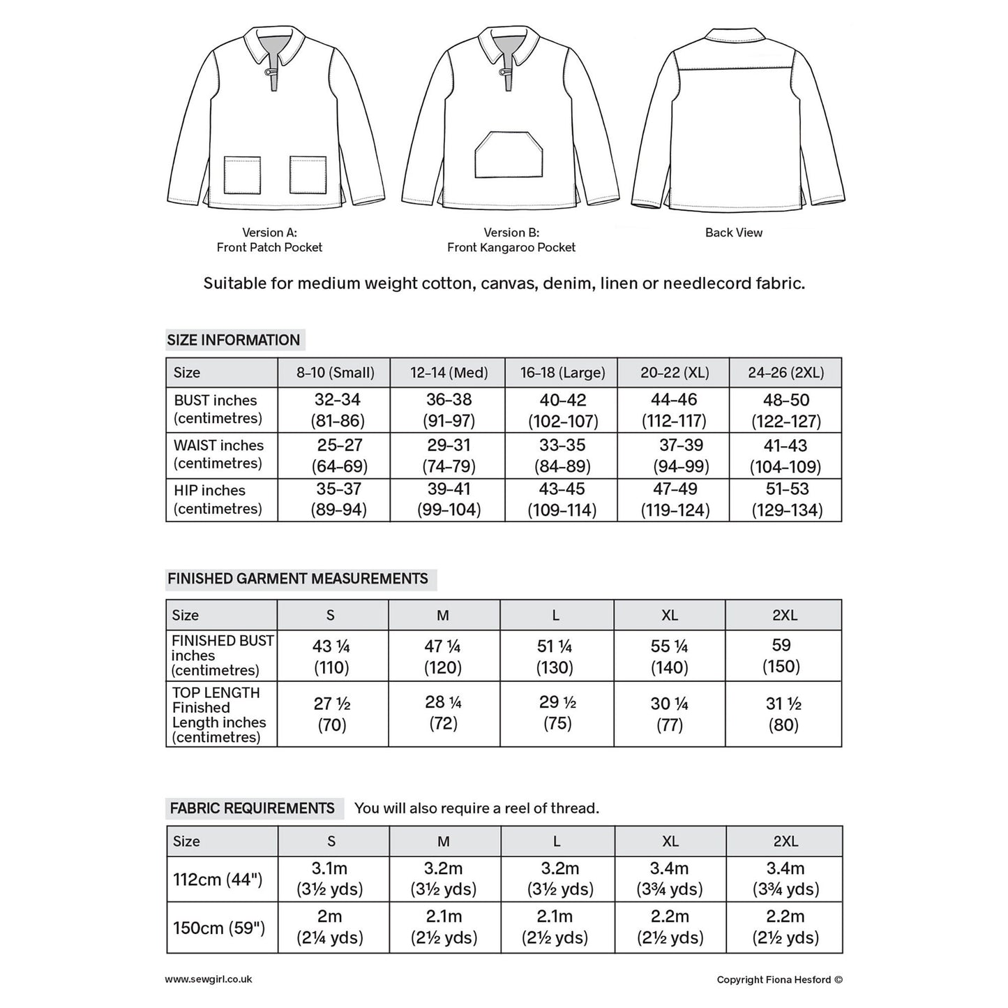 ST IVES TOP PDF digital download sewing pattern