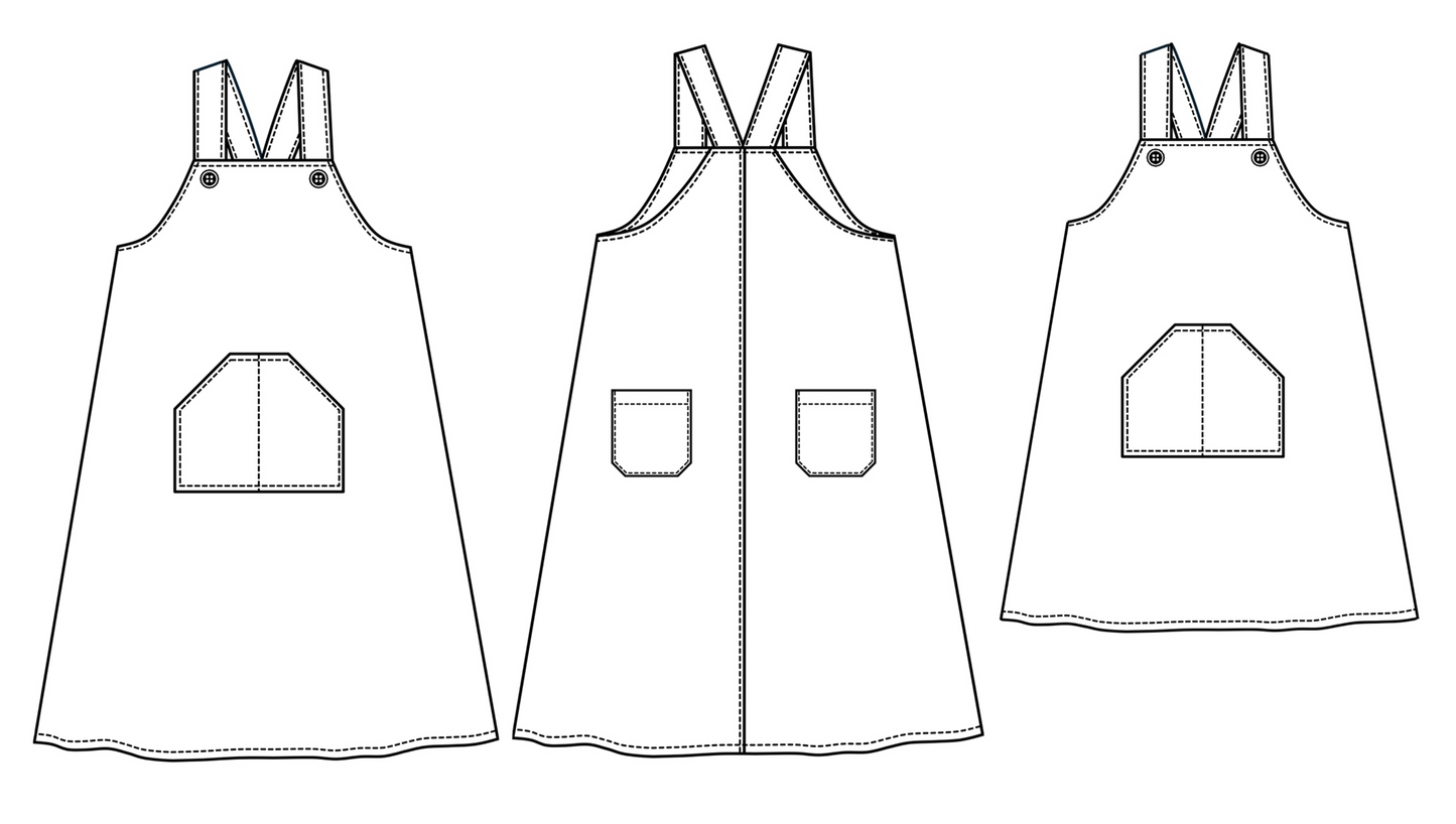 MILDRED PINAFORE sewing pattern