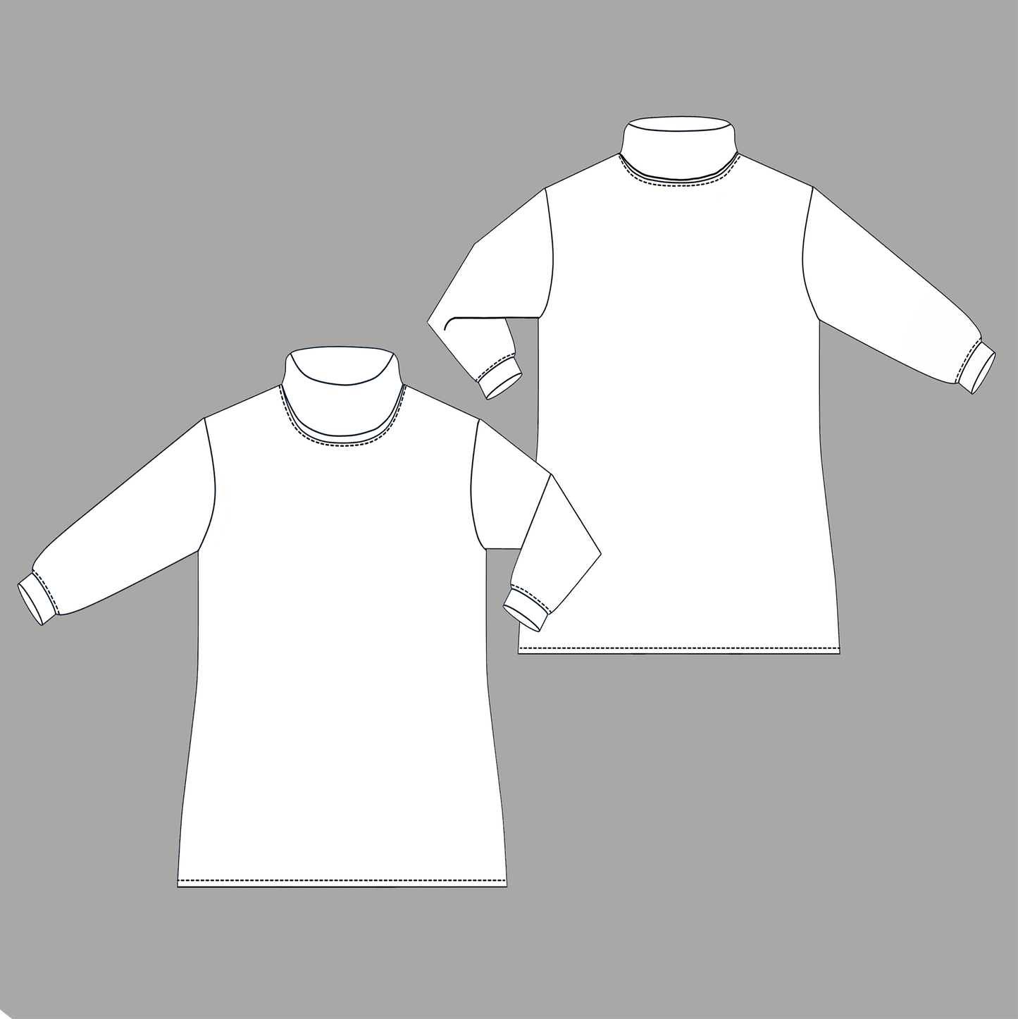 INGRID JERSEY TOP PDF digital download sewing pattern