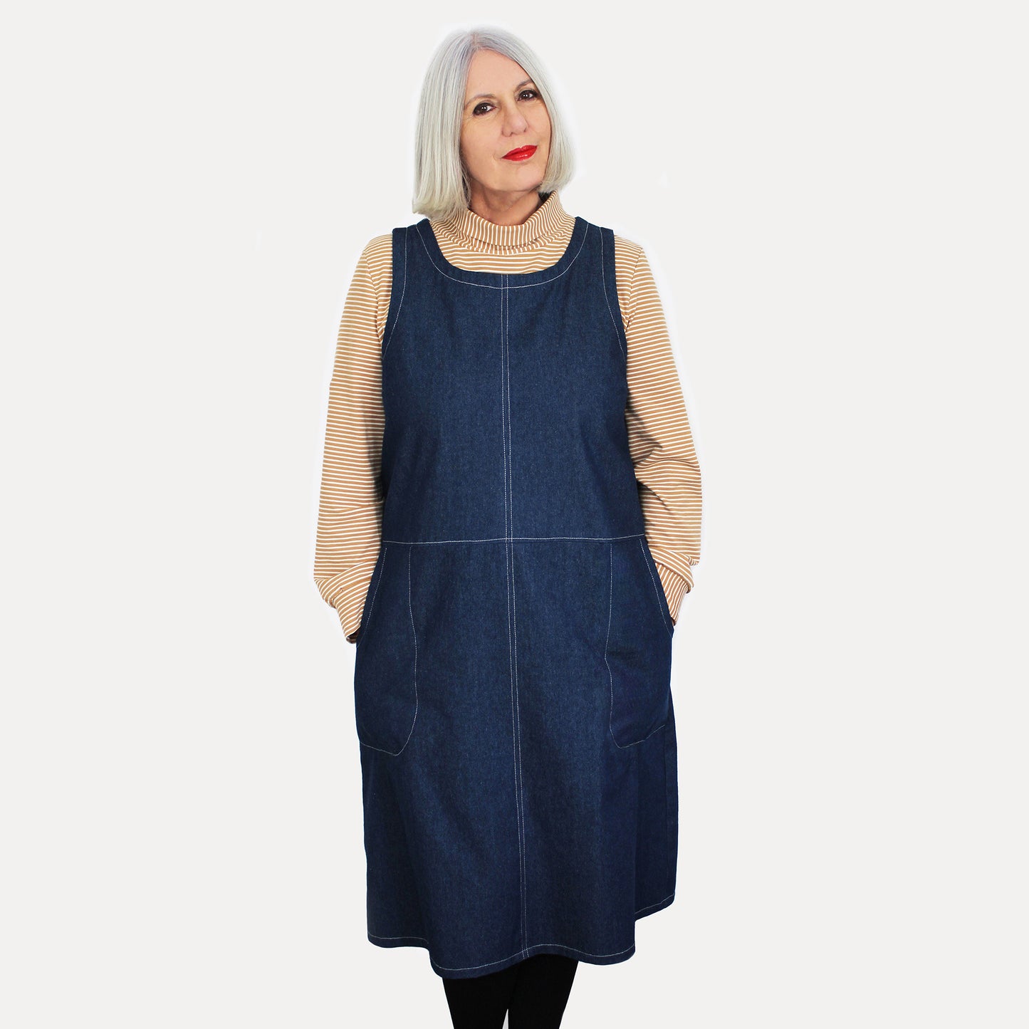 DAPHNE PINAFORE DRESS & TOP sewing pattern and KIT
