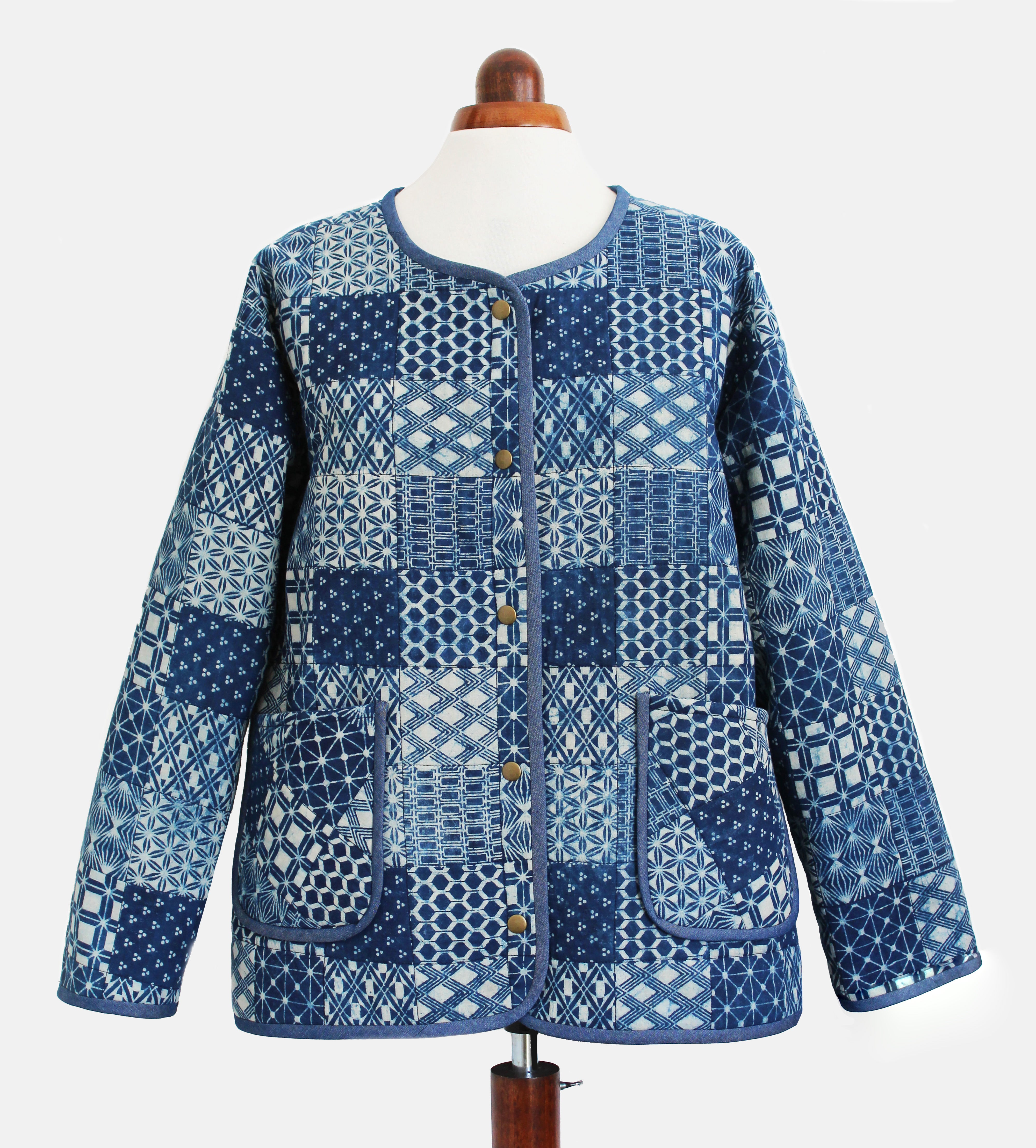 BIBI Quilted JACKET PDF digital download sewing pattern – Sewgirl UK