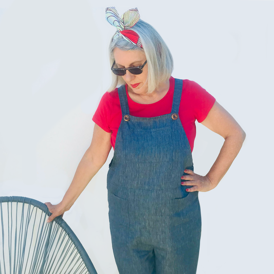DORIS DUNGAREES sewing pattern