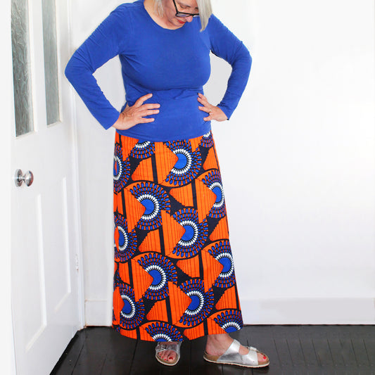 DOTTY LONG SKIRT sewing pattern
