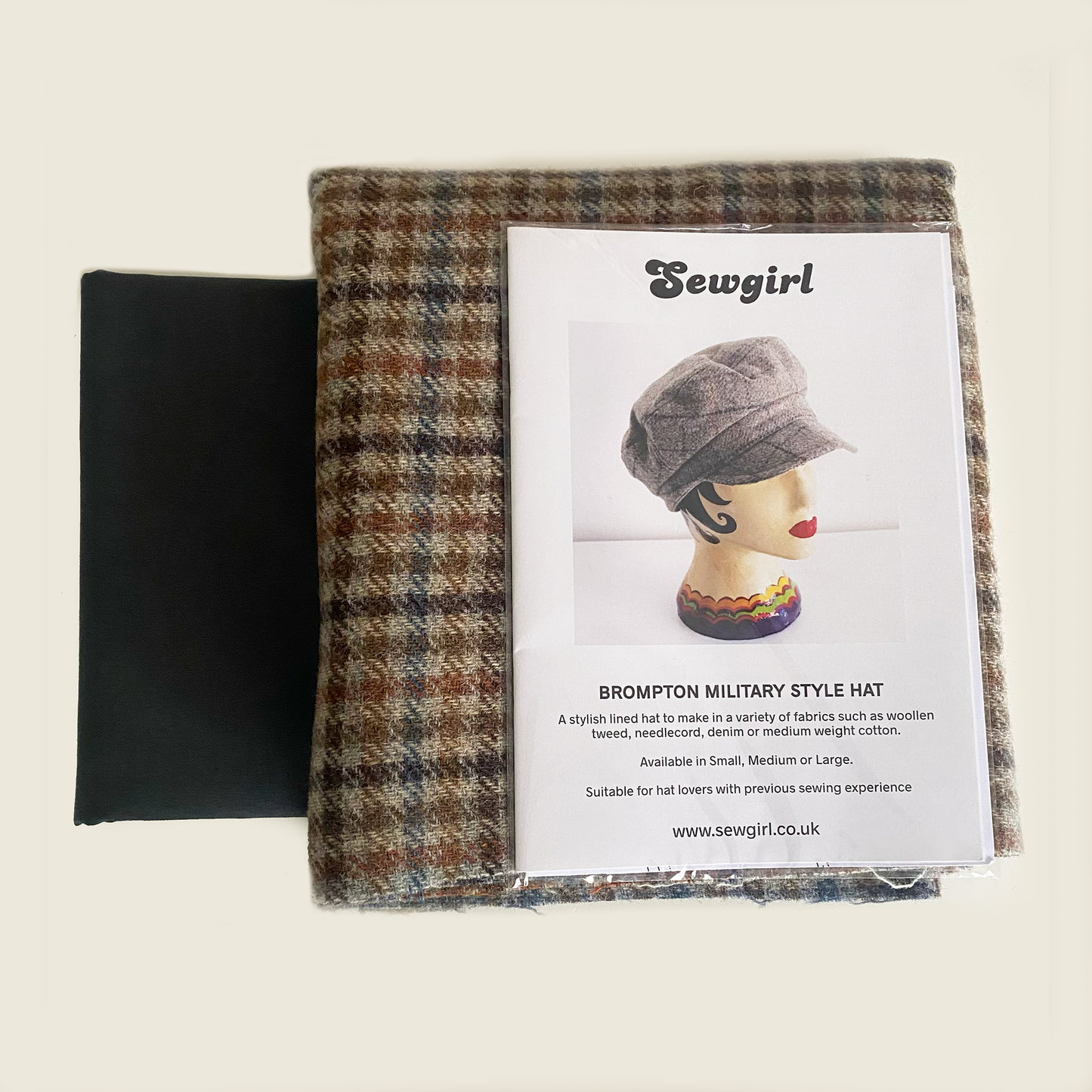 BROMPTON HAT sewing pattern + KIT