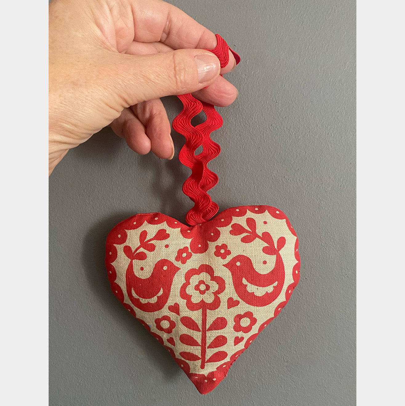 HAND SCREEN PRINTED LAVENDER BAG KIT