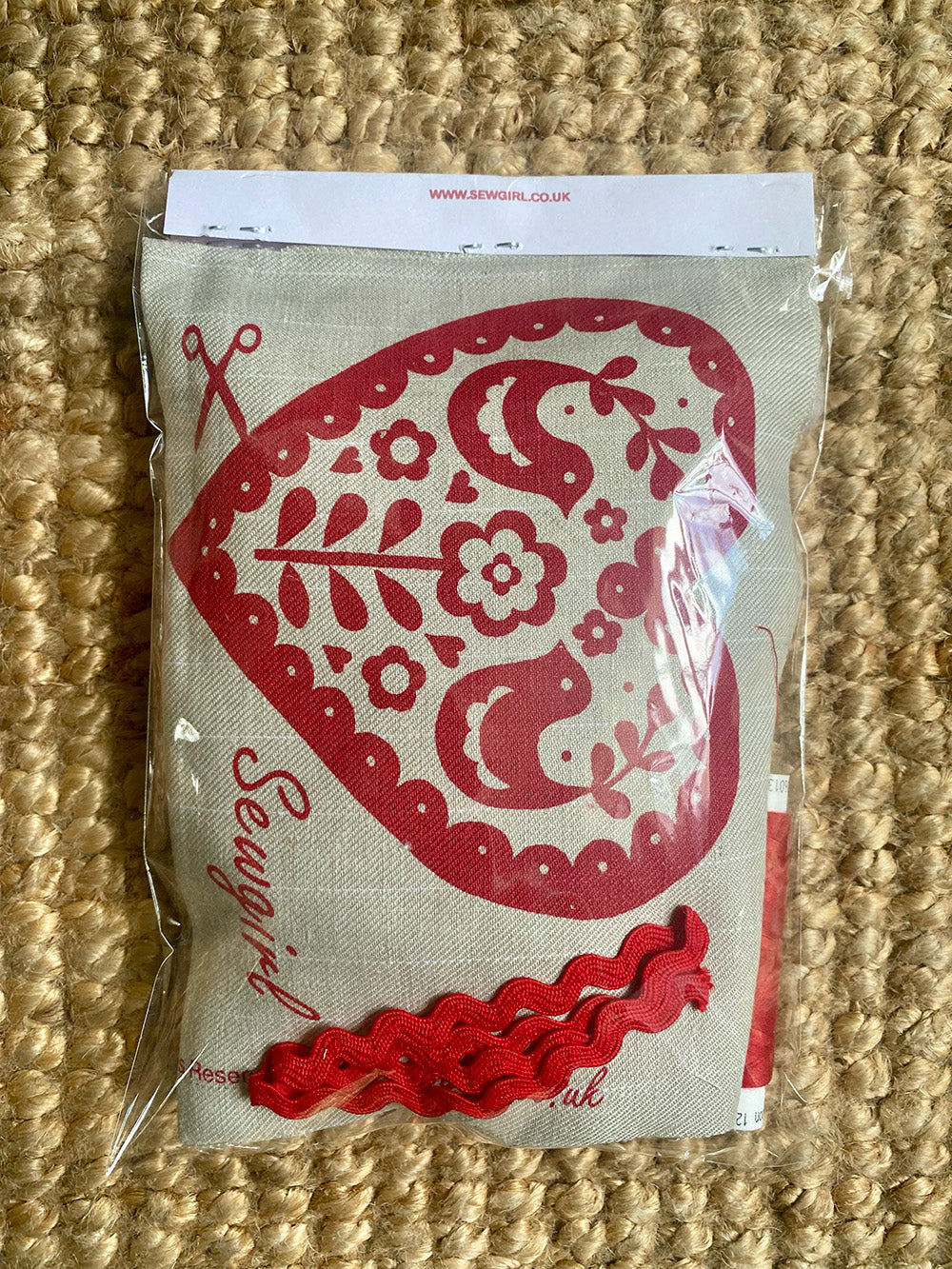 HAND SCREEN PRINTED LAVENDER BAG KIT