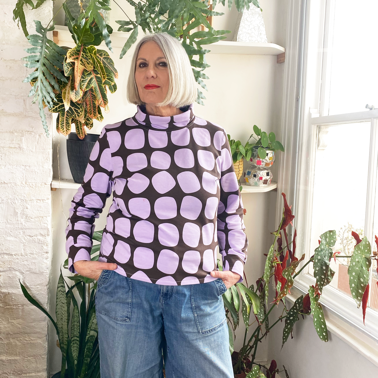 INGRID JERSEY TOP sewing pattern and KIT