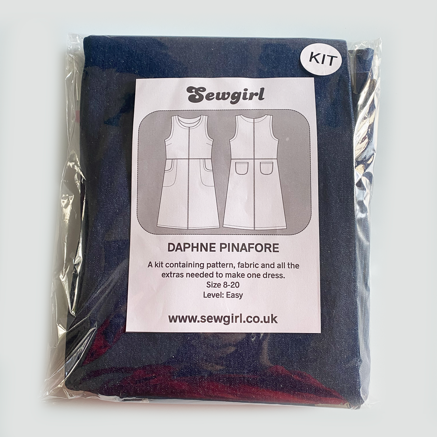 DAPHNE PINAFORE DRESS & TOP sewing pattern and KIT