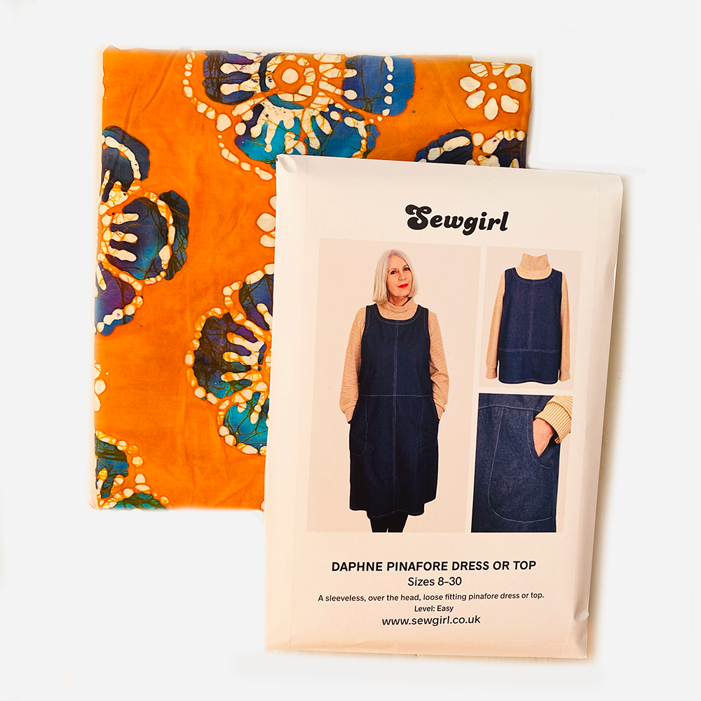 DAPHNE PINAFORE DRESS & TOP sewing pattern and KIT