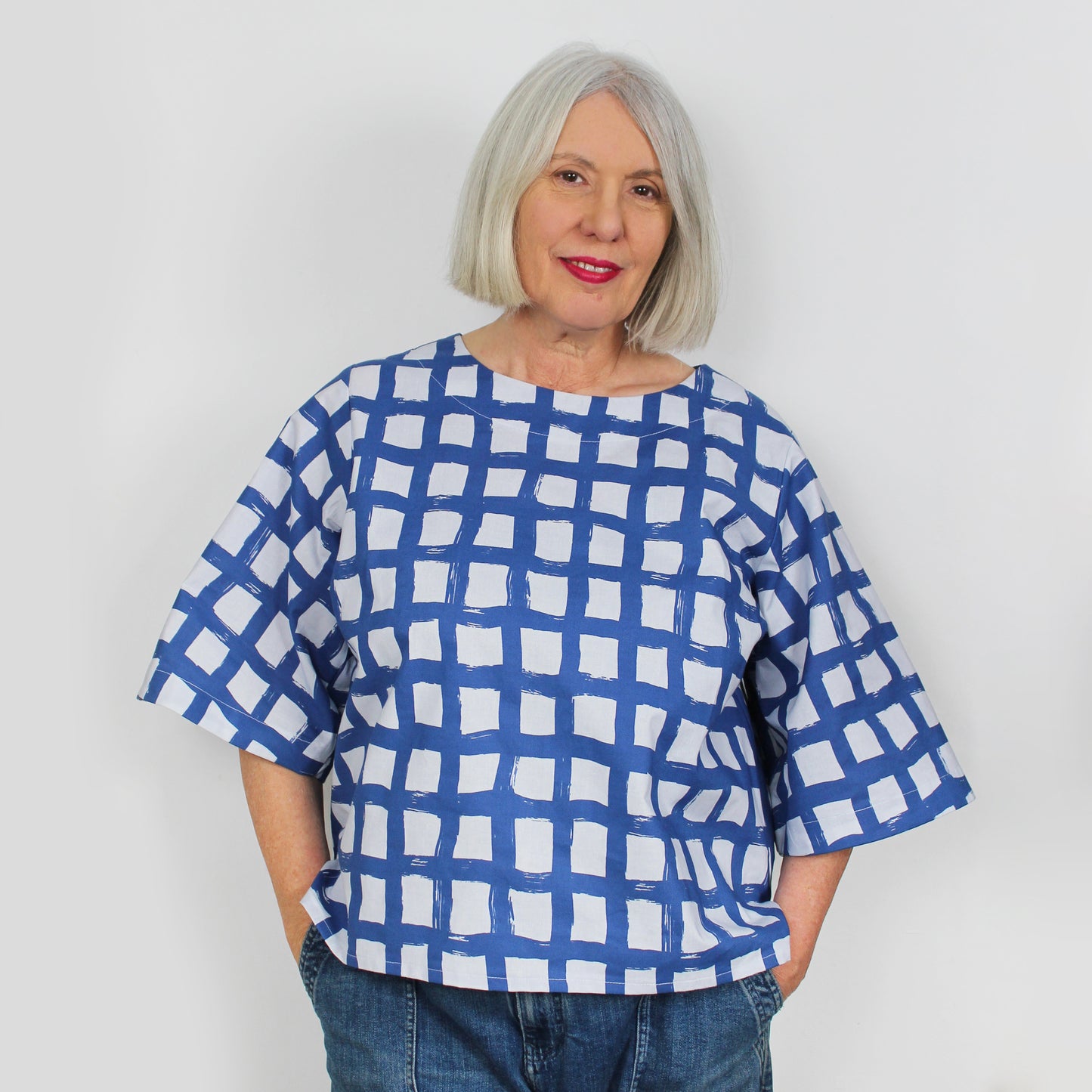 PEGGY TOP sewing pattern and KIT