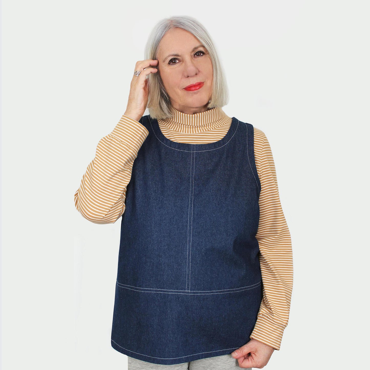 DAPHNE PINAFORE DRESS & TOP sewing pattern and KIT