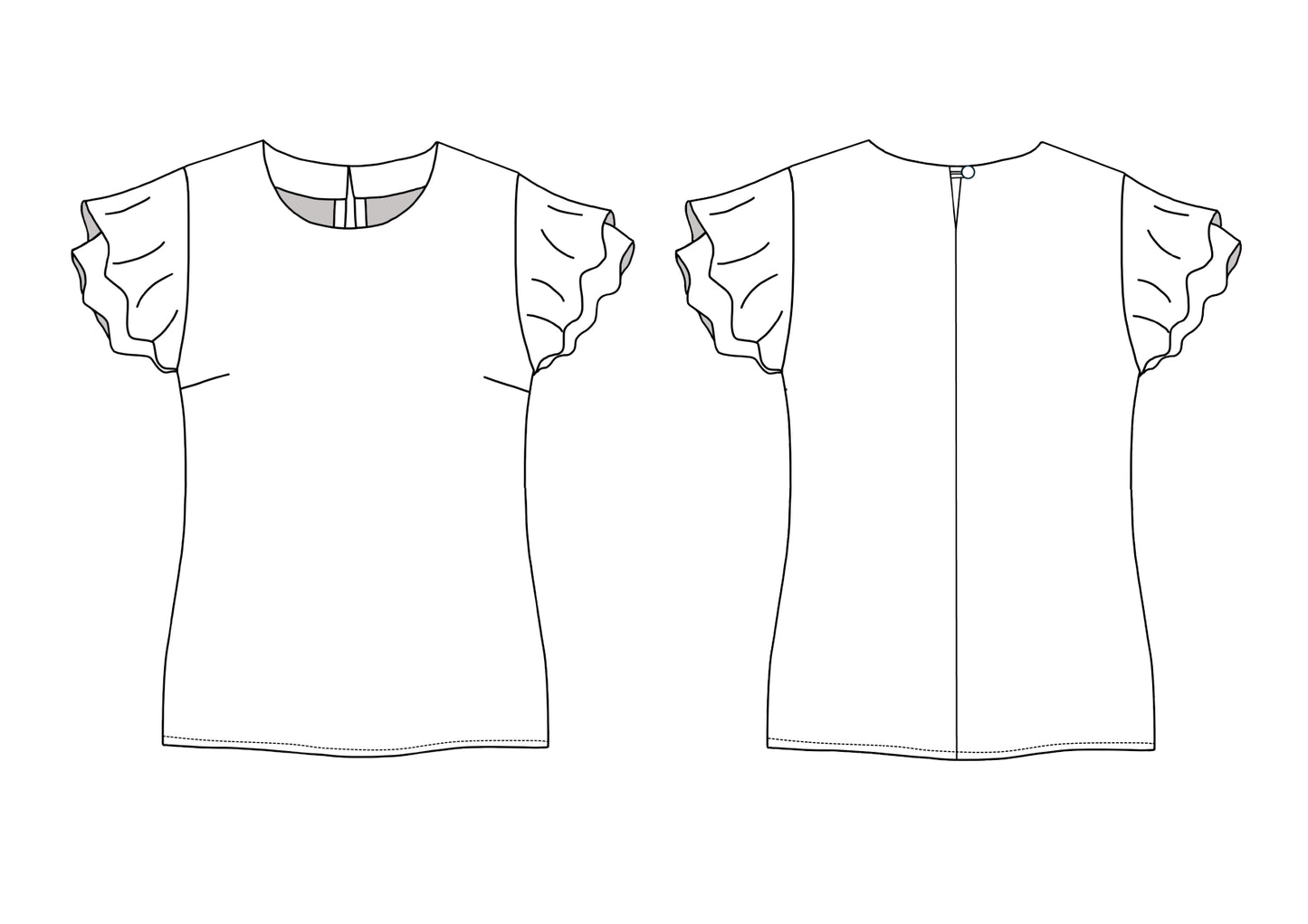 PALOMA TOP sewing pattern PRE-ORDER