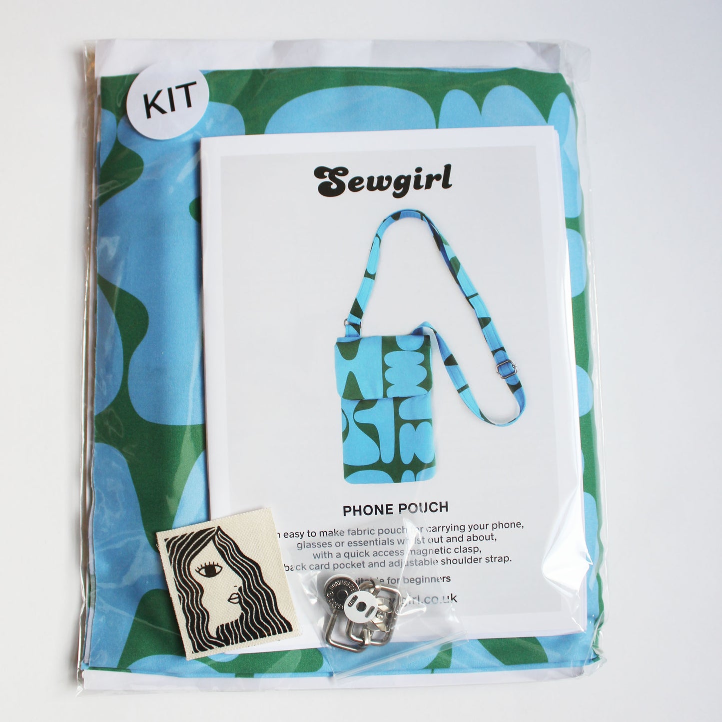 PHONE BAG sewing pattern and KIT with free UK p+p