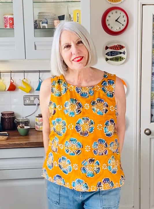 DAPHNE PINAFORE DRESS & TOP sewing pattern and KIT