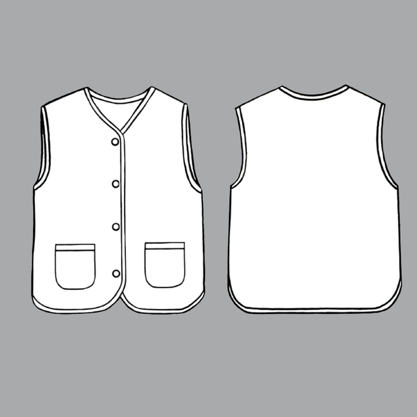 GERTRUDE GILET PDF digital download sewing pattern