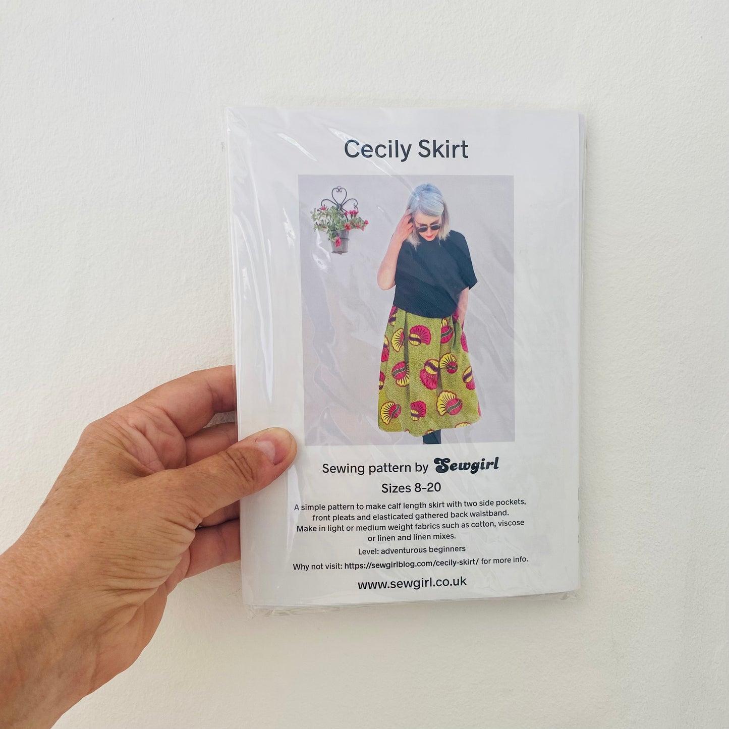 CECILY SKIRT sewing pattern