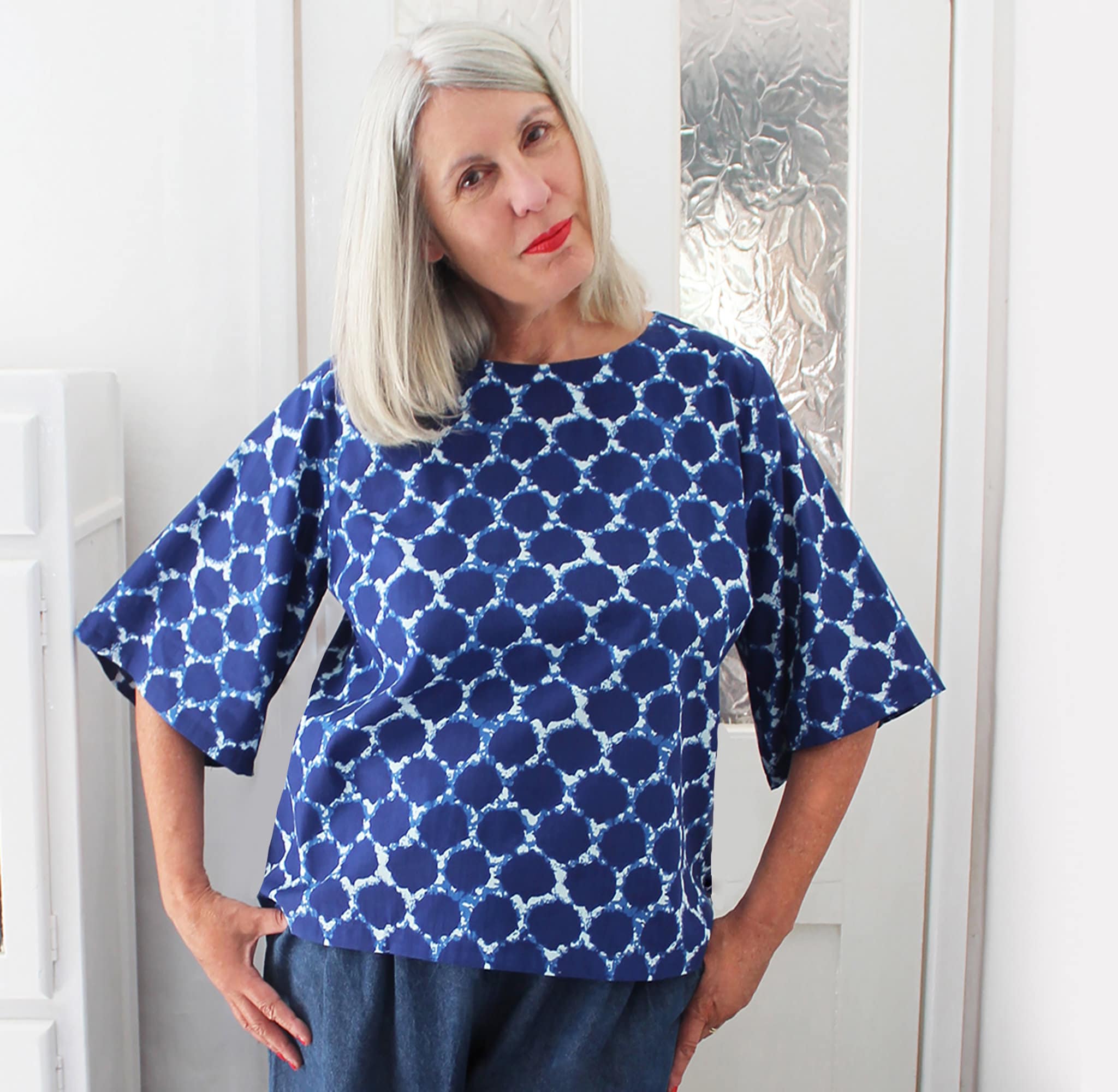 PEGGY TOP sewing pattern – Sewgirl UK
