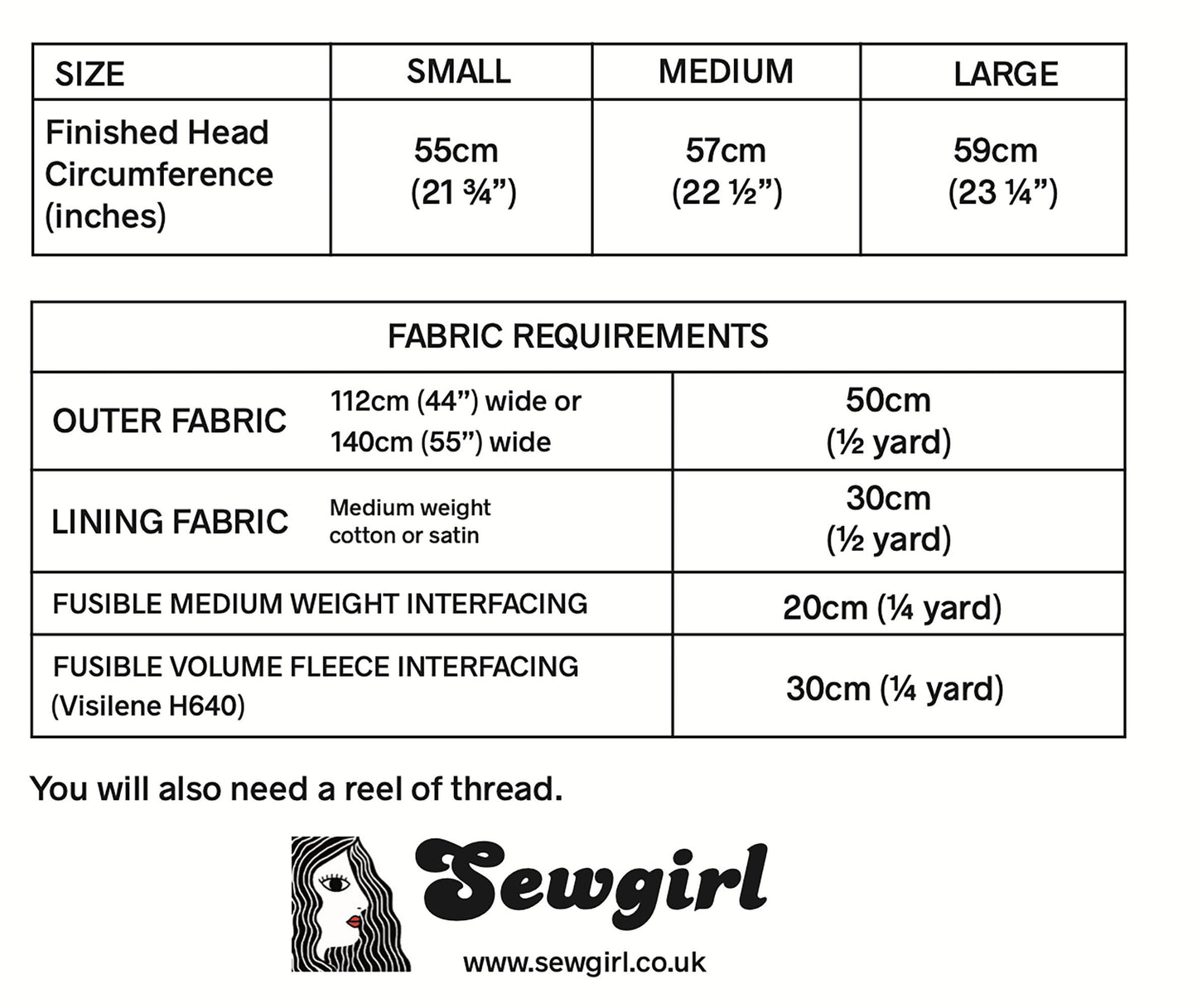 BROMPTON HAT PDF digital download sewing pattern